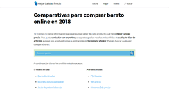 Desktop Screenshot of mejorcalidadprecio.com