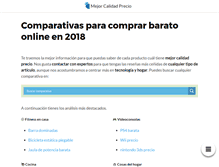 Tablet Screenshot of mejorcalidadprecio.com